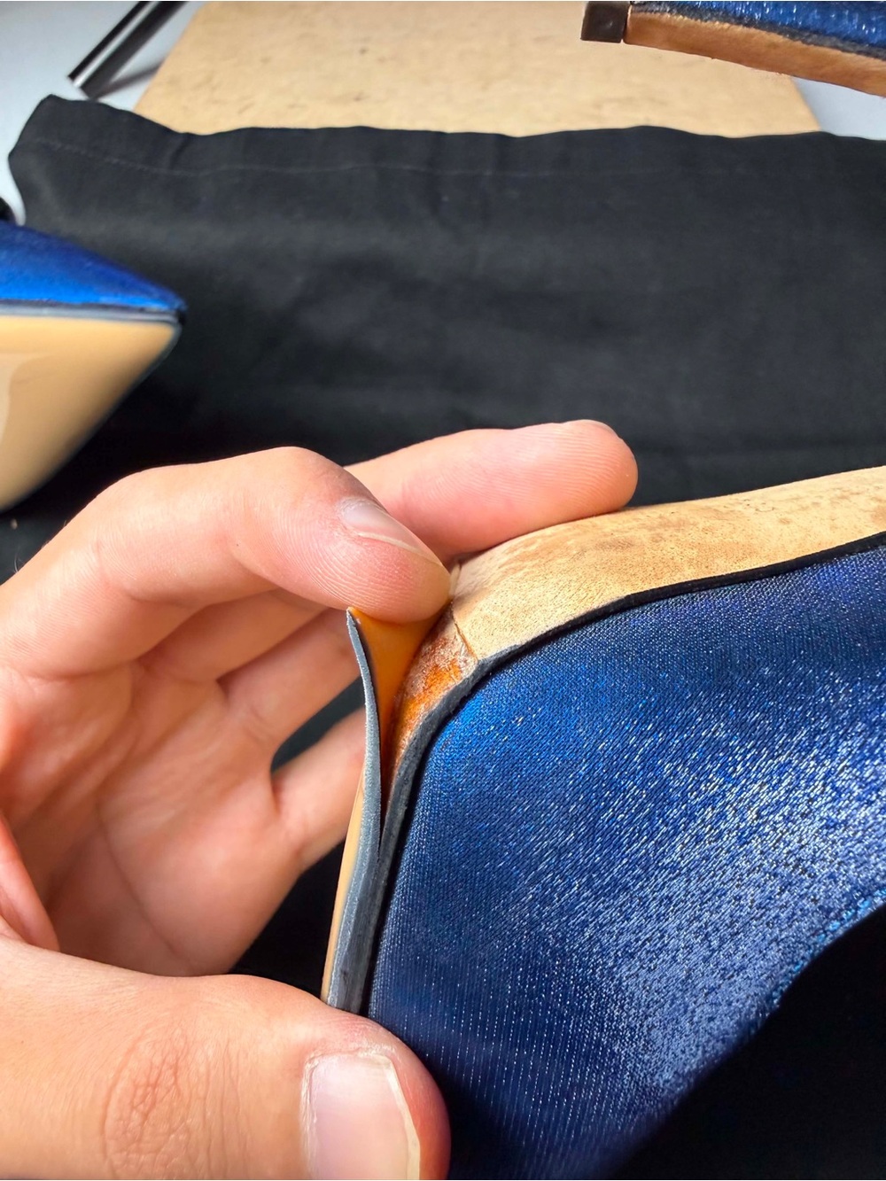 $695 Giuseppe Zanotti Design Woman Pump Stilletto Royal Blue Sz 35.5 / US 5.5 - Picture 12 of 14